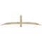 Ekena Millwork Bellingham Rough Sawn Timber Gable Bracket, Douglas Fir, 84"W x 21"H x 2"D x 4"F, 6/12 Pitch GBW084X21X0204BEL00RDF - alternate 1